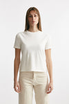 t-shirt basic bianco panna women Grifoni - 1