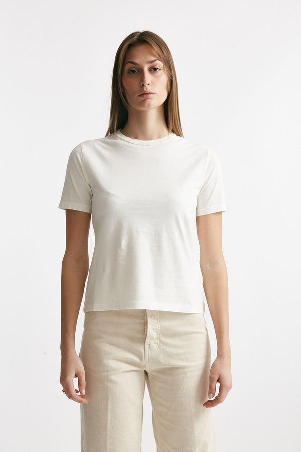 t-shirt basic bianco panna women Grifoni