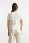t-shirt basic bianco panna women Grifoni - 3
