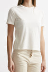 t-shirt basic bianco panna women Grifoni - 4