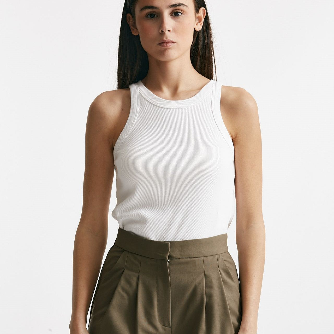 canotta a costine bianco women Grifoni - 6