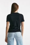 t-shirt basica nero women Grifoni - 3