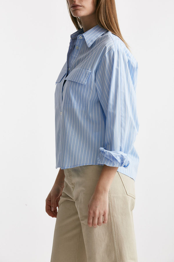 camicia rigata in cotone women Grifoni