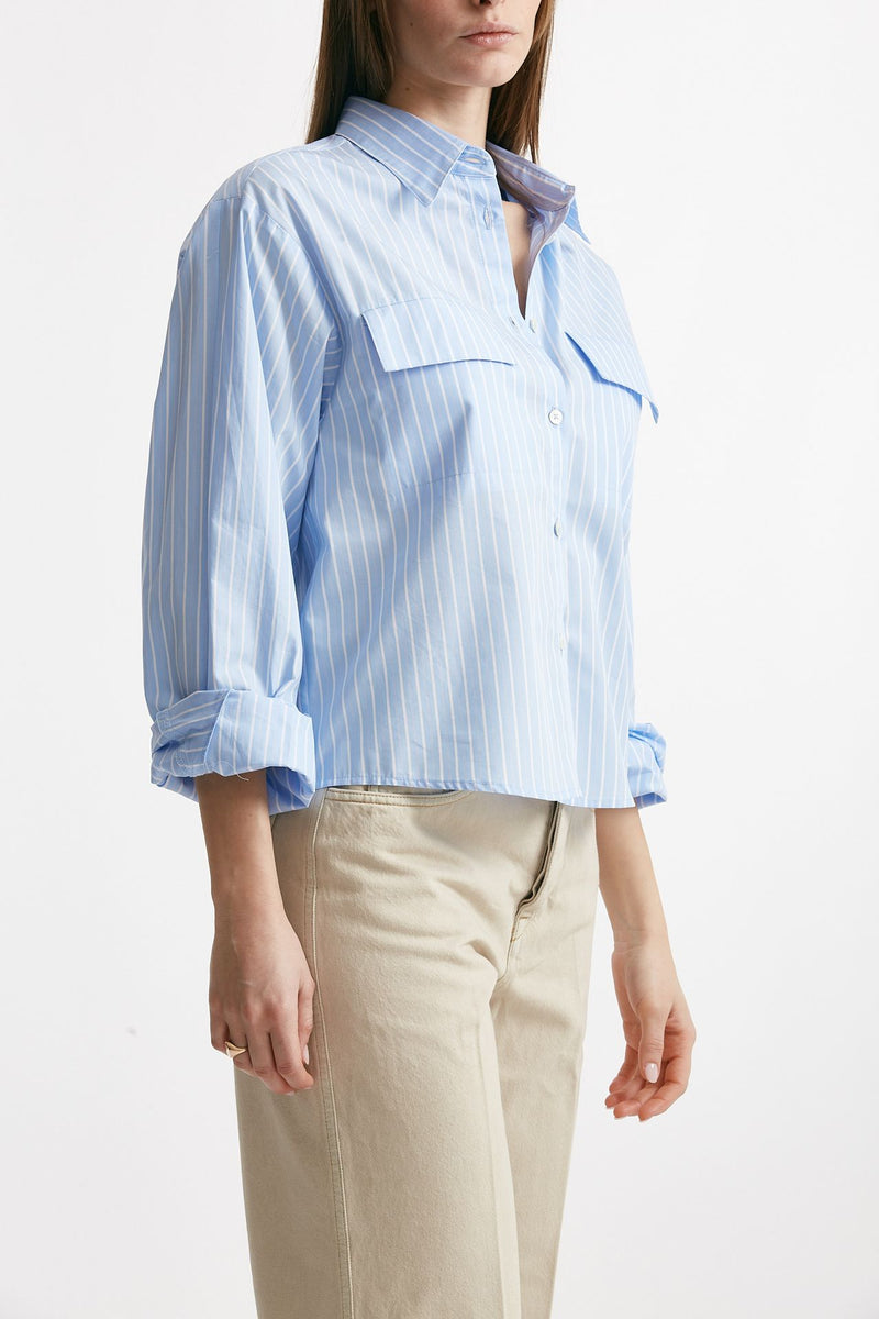 camicia rigata in cotone women Grifoni - 4