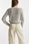 maglia lavorata filato bianco e grigio women Grifoni - 3