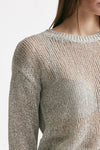 maglia lavorata filato bianco e grigio women Grifoni - 5