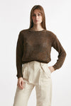 maglia lavorata marrone beige e rame women Grifoni - 1