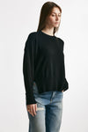 maglia over in cotone nero women Grifoni - 4