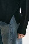 maglia over in cotone nero women Grifoni - 5
