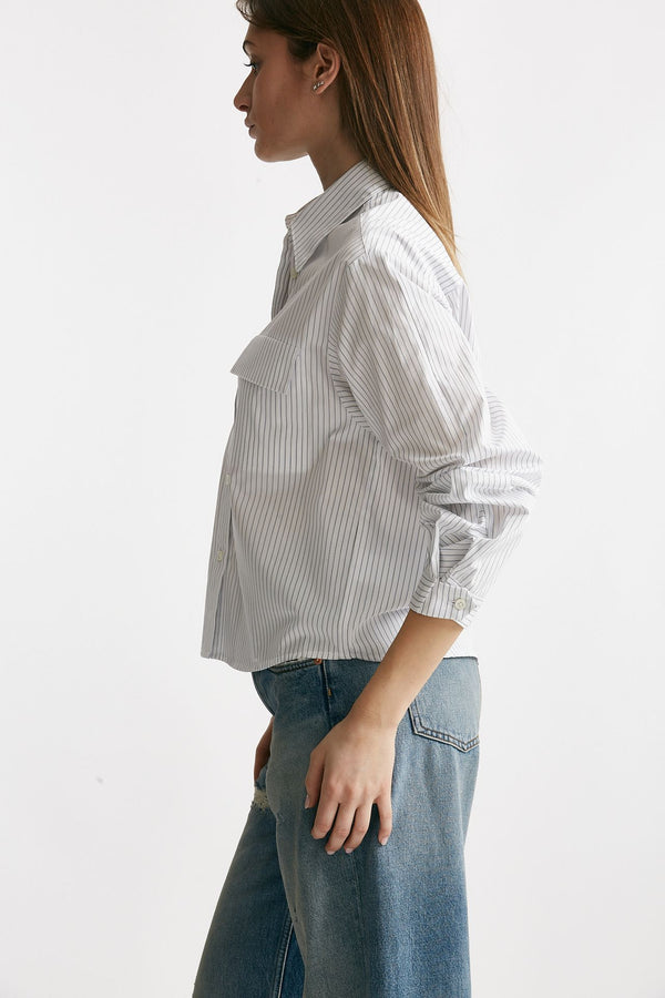 camicia rigata in cotone women Grifoni