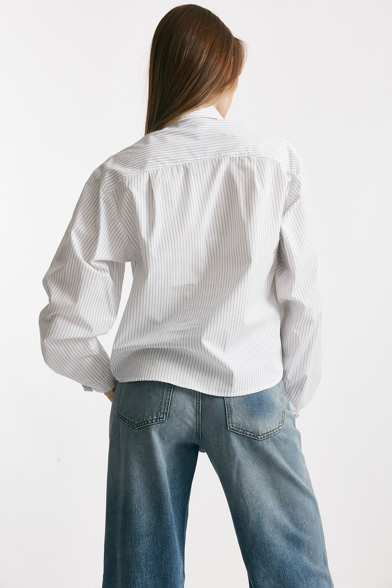 camicia rigata in cotone women Grifoni - 3
