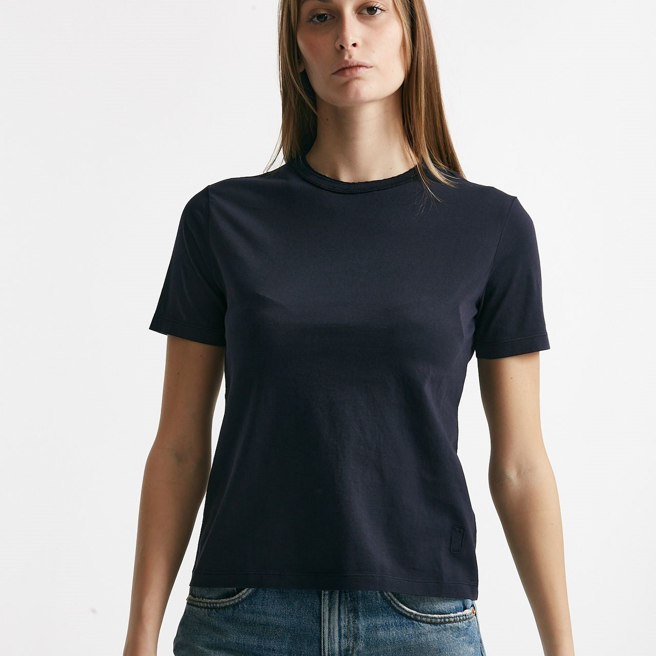 t-shirt basica blu women Grifoni - 5