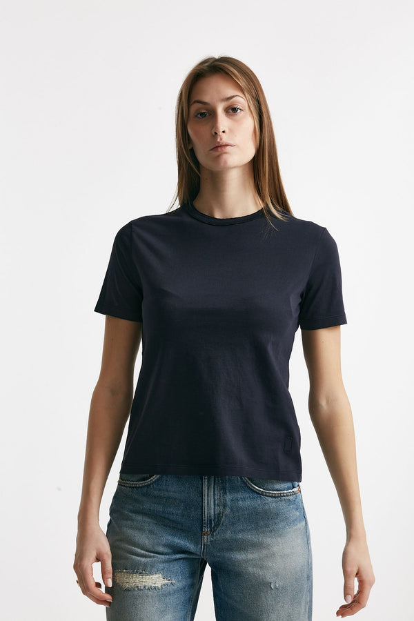 t-shirt basica blu women Grifoni