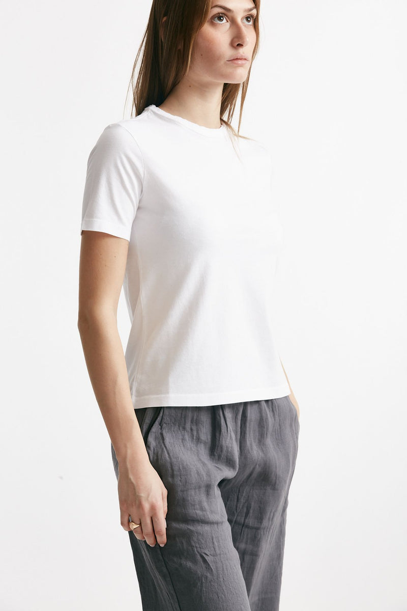 t-shirt basica bianco ottico women Grifoni - 4