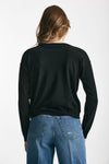 maglia in cotone e seta nero women Grifoni - 3