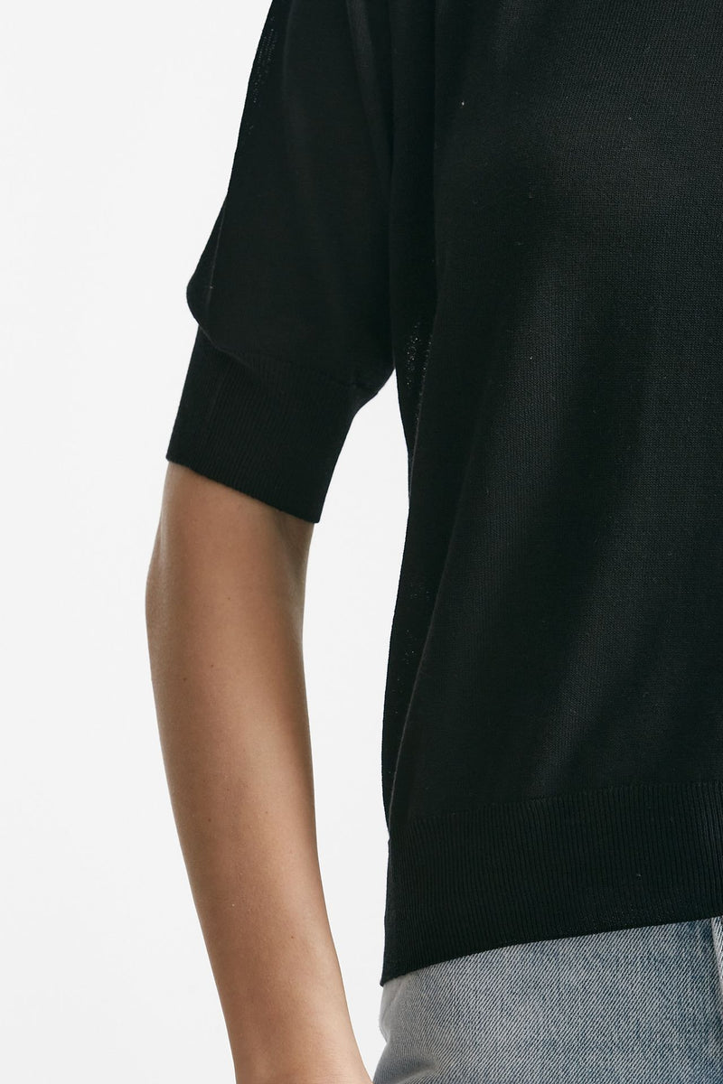 maglia girocollo nero women Grifoni - 4