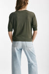 maglia girocollo verde militare women Grifoni - 3