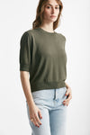 maglia girocollo verde militare women Grifoni - 4