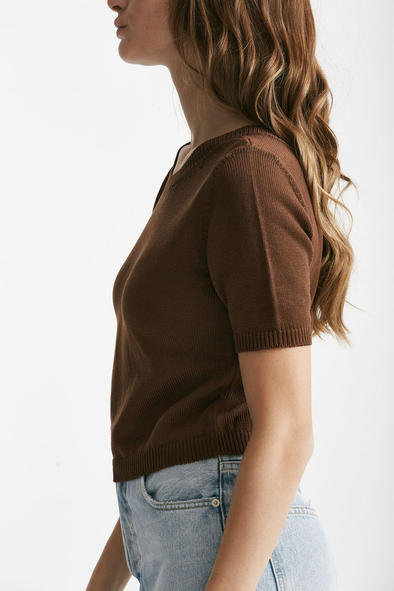 maglia crop marrone women Grifoni - 2
