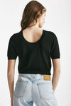 maglia girocollo crop nero women Grifoni - 3