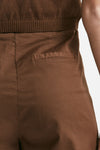 shorts con coulisse in cotone marrone women Grifoni - 7