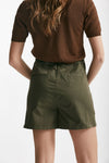 shorts in cotone verde militare women Grifoni - 5