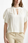 camicia in misto seta panna women Grifoni - 4
