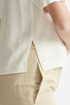 camicia in misto seta panna women Grifoni - 7