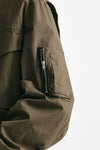 bomber crop verde militare women Grifoni - 6