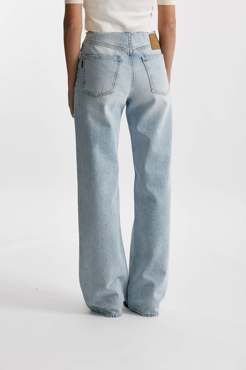 jeans palazzo korea chiaro women Haikure - 3