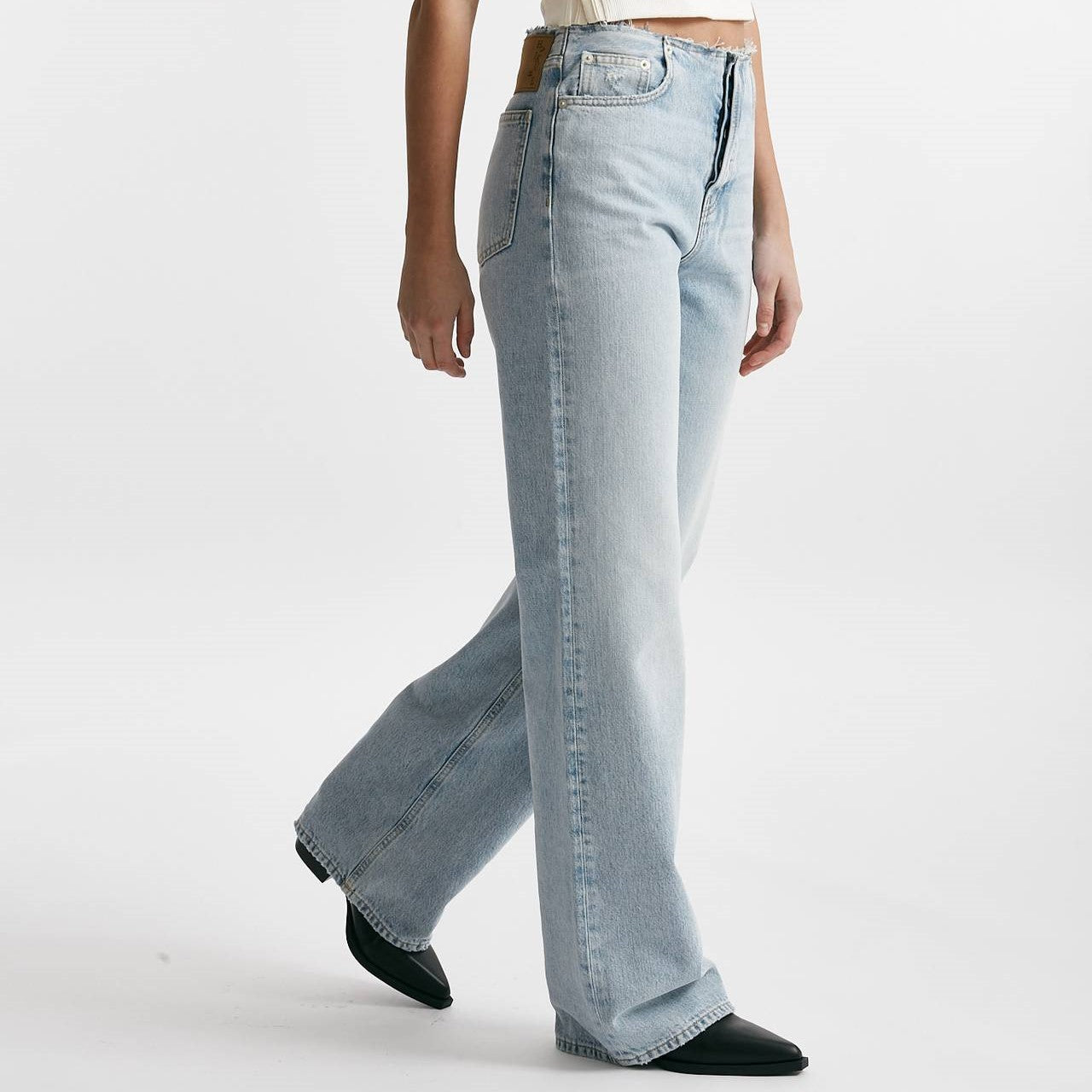 jeans palazzo korea chiaro women Haikure - 7