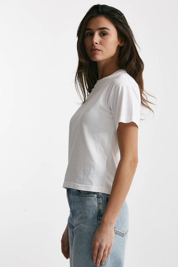 t-shirt girocollo bianco women Haikure