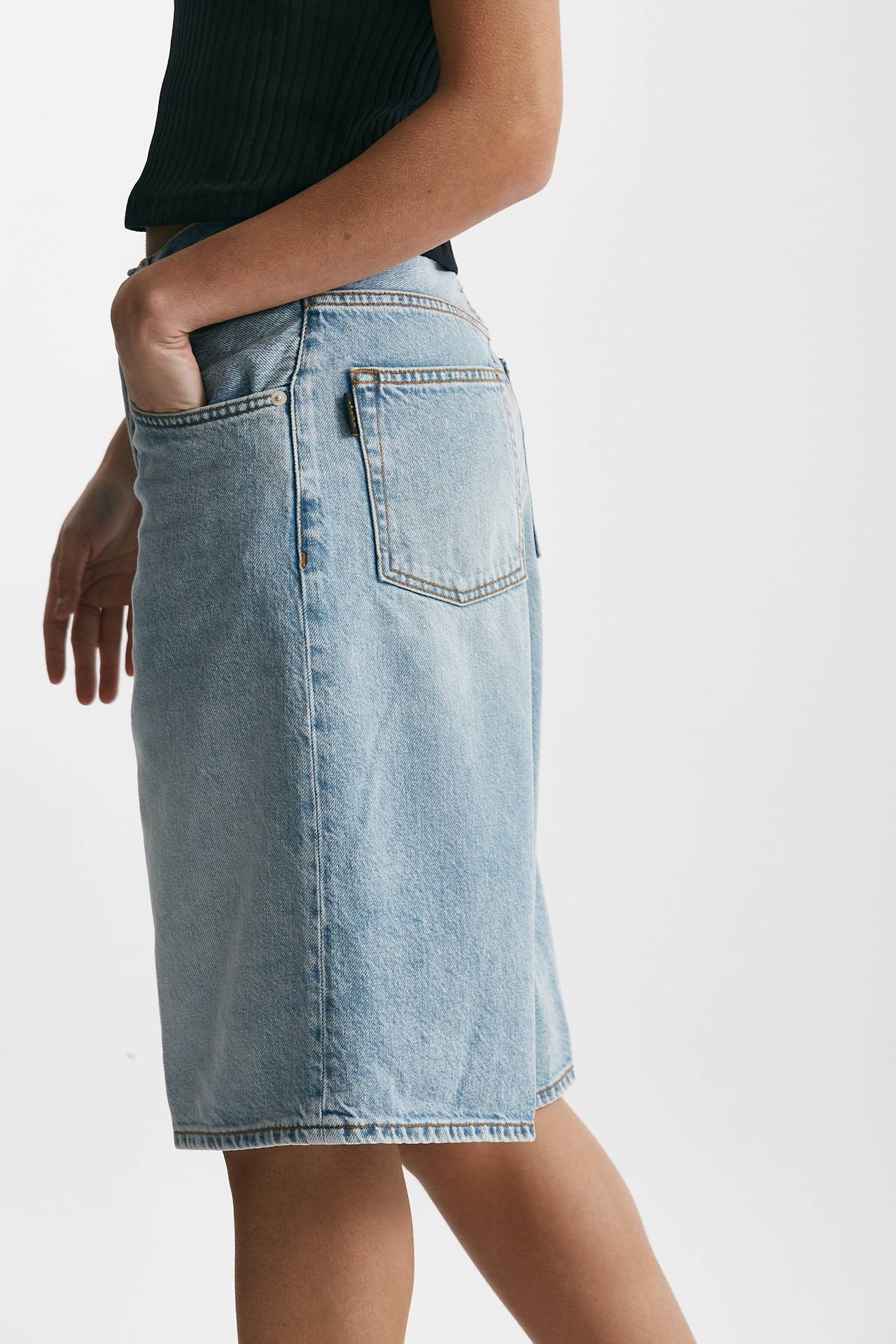 bermuda in denim lavaggio chiaro women Haikure - 2