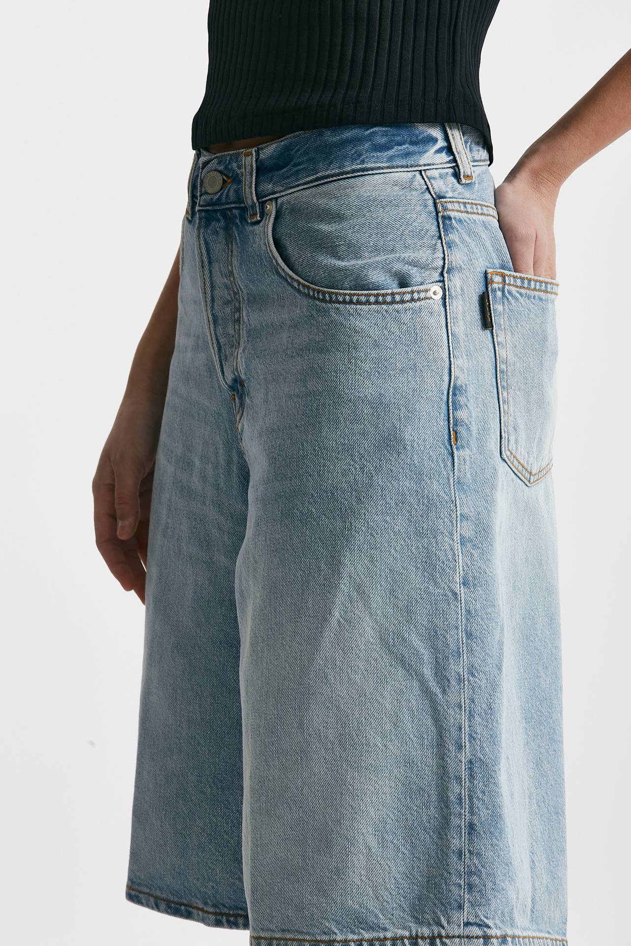bermuda in denim lavaggio chiaro women Haikure - 5