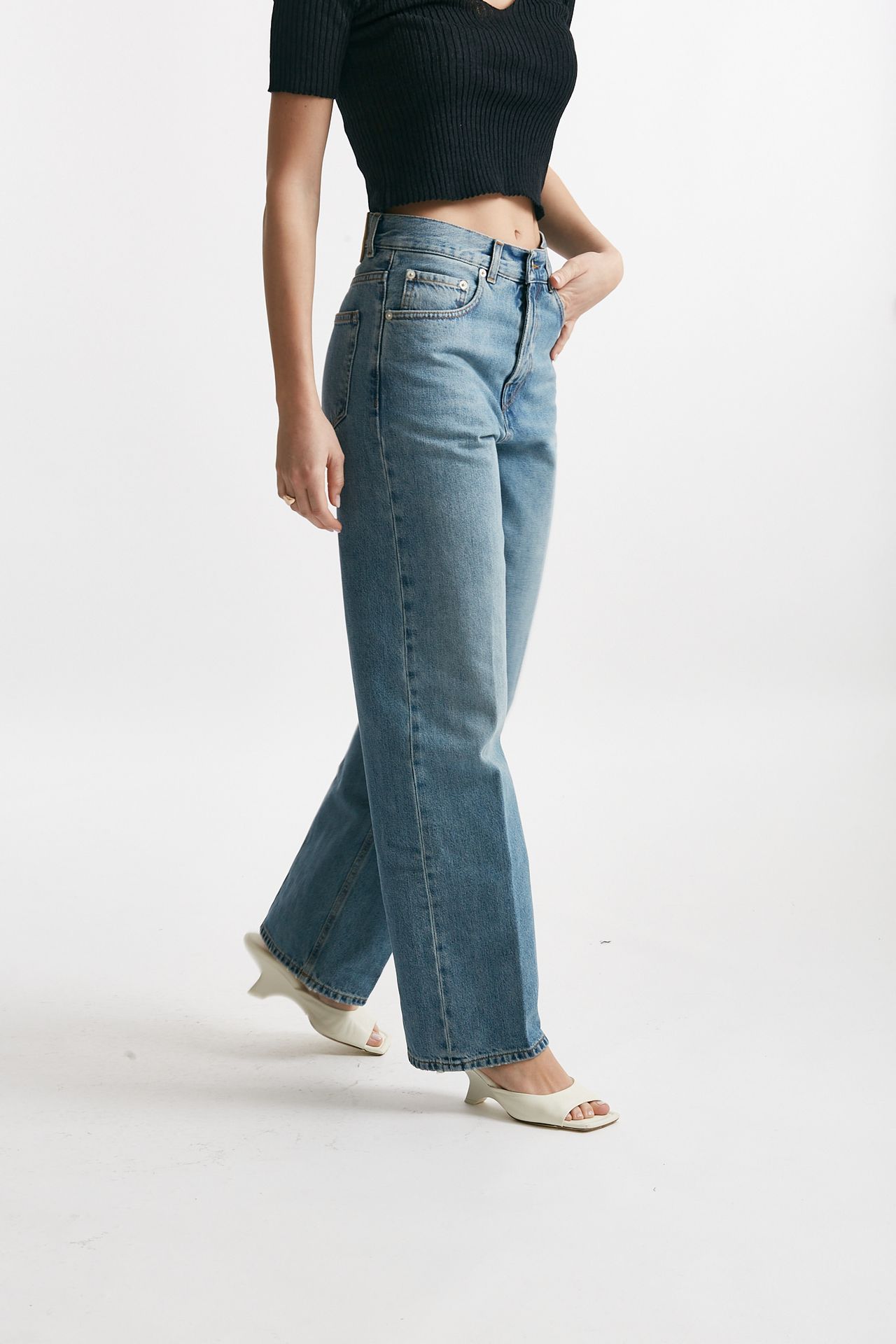 jeans boyfit bonnie medio chiaro women Haikure - 4