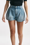 short in denim lavaggio chiaro women Haikure - 1