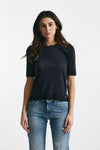t-shirt basica in cotone blu women Herno - 1