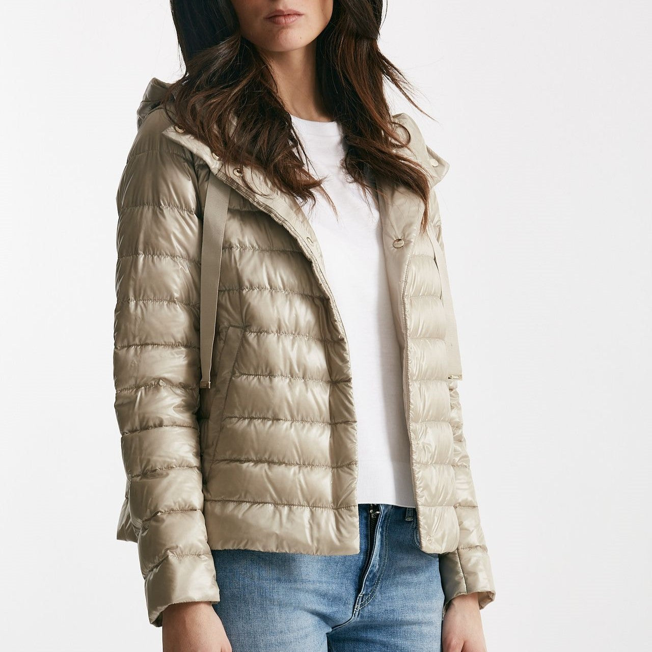 giubbino in nylon ultralight beige chantilly women Herno - 9