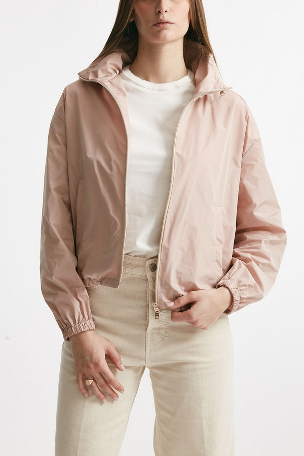 bomber in taffetà tecnico rosa women Herno
