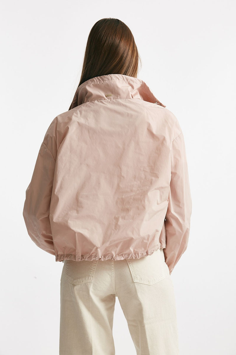 bomber in taffetà tecnico rosa women Herno - 3