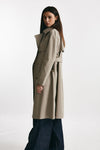 trench in cotone tortora trattamento idrorepellente women Herno - 2