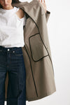 trench in cotone tortora trattamento idrorepellente women Herno - 9