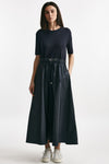 abito con gonna taffetà blu women Herno - 1