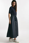 abito con gonna taffetà blu women Herno - 4