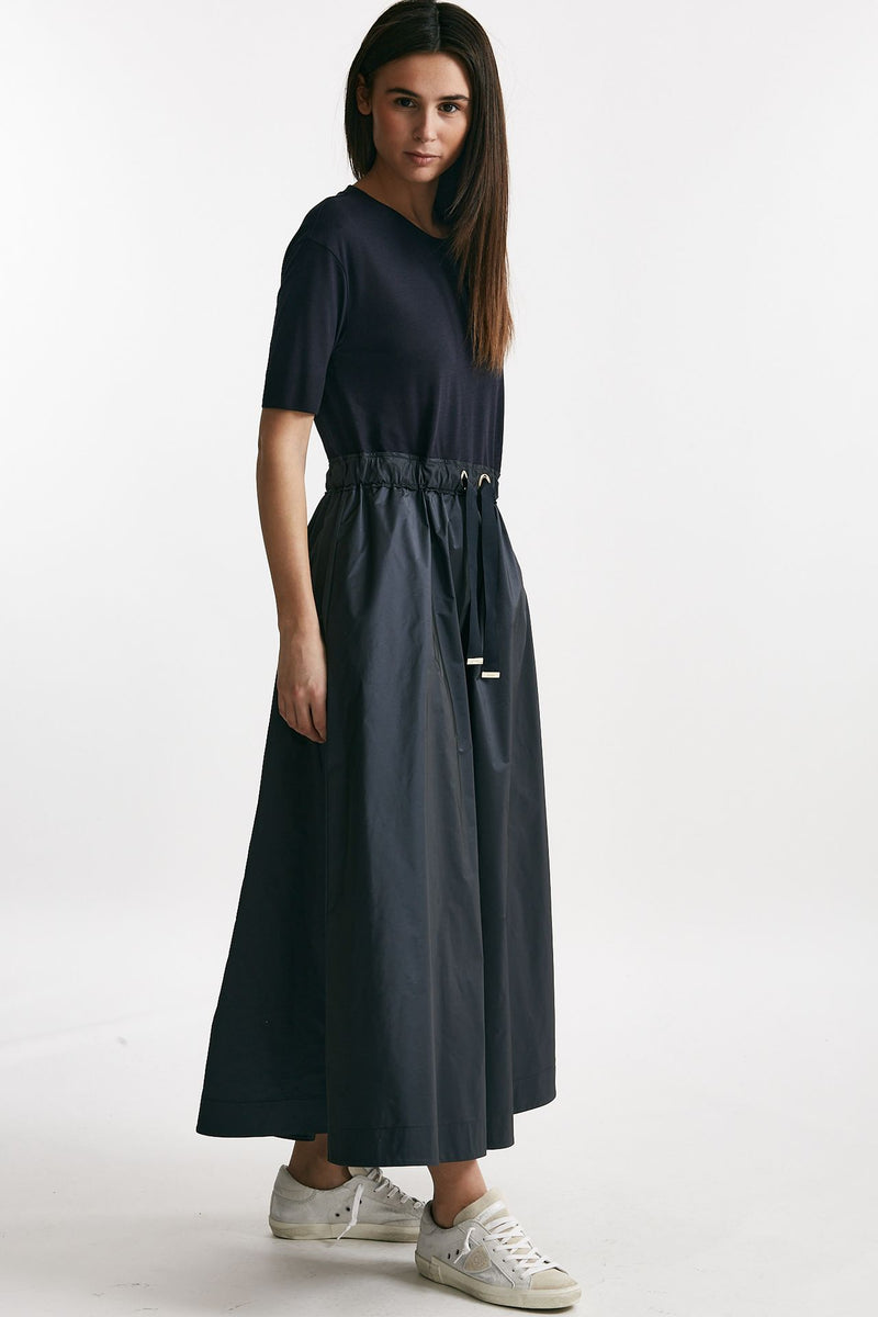 abito con gonna taffetà blu women Herno - 4