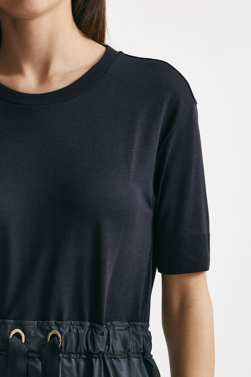 abito con gonna taffetà blu women Herno - 6