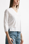 maglia scollo a v bianco women Herno - 3