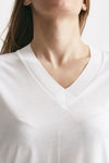 maglia scollo a v bianco women Herno - 5