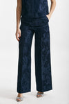 pantalone palazzo neera fantasia fiorata blu women Incotex - 1