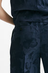 pantalone palazzo neera fantasia fiorata blu women Incotex - 5